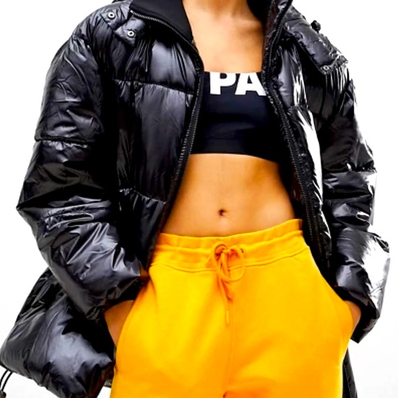 Original IVY PARK - Top Shop Oversized Black Puffer Jacket - Picture 1 of 13